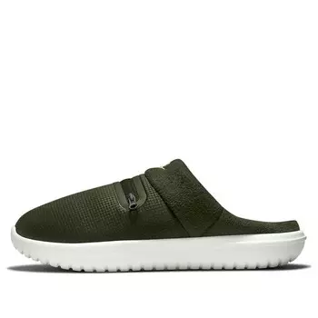 Тапочки burrow green Nike, зеленый