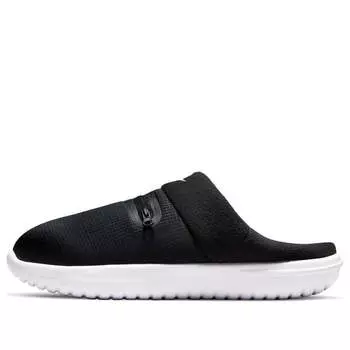Тапочки burrow sandals black Nike, черный
