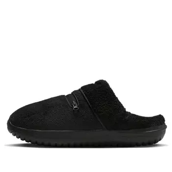 Тапочки burrow se 'black' Nike, черный