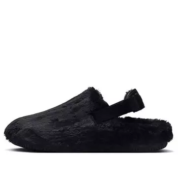 Тапочки calm mules 'black' Nike, черный