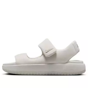Тапочки calm sandal 'light bone' Nike, белый