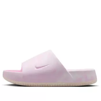 Тапочки calm se slide 'pink foam marbled' Nike, розовый