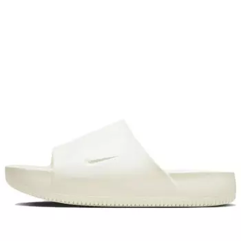 Тапочки calm slide 'sail' Nike, белый