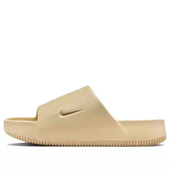 Тапочки calm slide 'sesame' Nike, бежевый