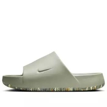 Тапочки calm slides Nike, зеленый