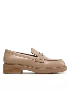Тапочки Calvin Klein Rubber Sole Loafer W/Hw HW0HW01791, бежевый
