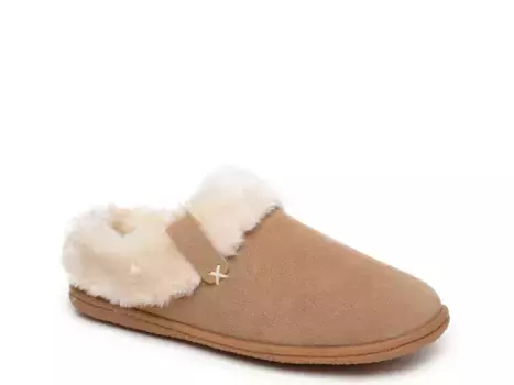 Тапочки Camp Collar Slipper Minnetonka, цвет cinnamonsuede