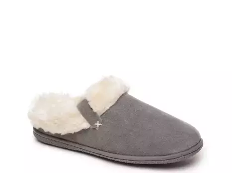 Тапочки Camp Collar Slipper Minnetonka, цвет greysuede