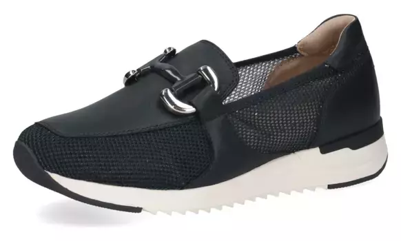 Тапочки Caprice, слипоны, повседневная обувь, слипоны с декоративной пряжкой, синий