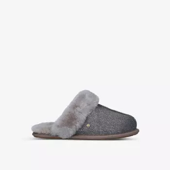Тапочки caviar scuffette ii из текстурированной овчины с металлизированным эффектом Ugg, цвет other
