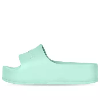 Тапочки chunky slides 'aqua green' Balenciaga, зеленый