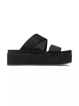 Тапочки ciabatta con plateau Calvin Klein, черный