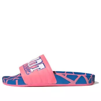 Тапочки claquette adilette tony's chocolonely rouge 'acid red bluebird' Adidas, красный