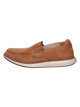 Тапочки Clarks Leder-Slipper Un Pilot Step, светло-коричневый