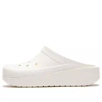 Тапочки classic blunt toe 'white' Crocs, белый