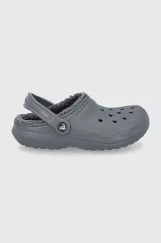 Тапочки CLASSIC LINED CLOG Crocs, серый