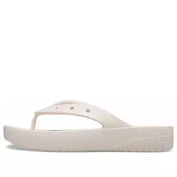 Тапочки classic platform flip 'white' Crocs, белый