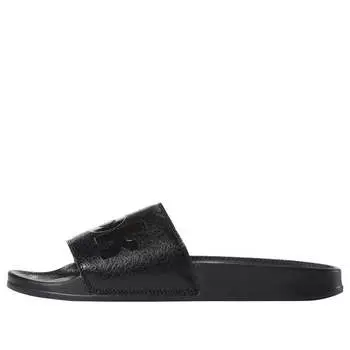 Тапочки classic 'pure black' Reebok, черный