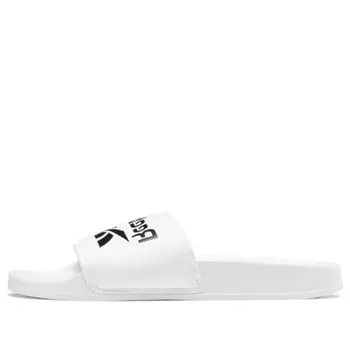 Тапочки classic slide 'white black' Reebok, белый