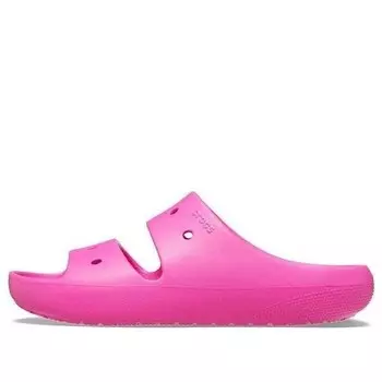 Тапочки classic slides 'pink' Crocs, розовый