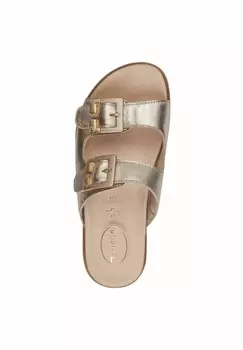 Тапочки Comfort Tamaris, светло-золотые