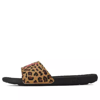 Тапочки cool cat sports leopard slipper black Puma, черный