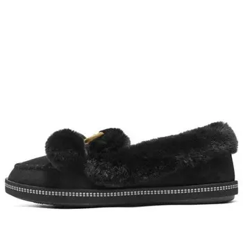 Тапочки cozy slip-on shoes 'black' Skechers, черный