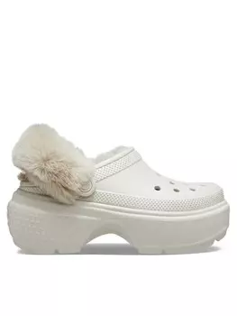 Тапочки Crocs, бежевый