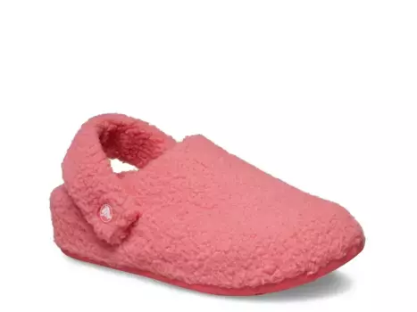 Тапочки Crocs Classic Cozzzy, ярко-розовые