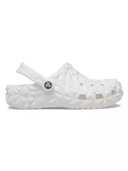 Тапочки Crocs CLASSIC GEOMETRIC CLOG 209563, белый