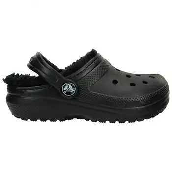 Тапочки Crocs Classic Lined Clog, цвет Black/Black