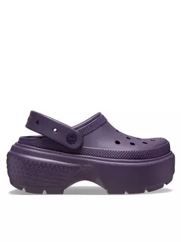 Тапочки Crocs, фиолетовый