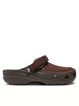 Тапочки Crocs, коричневый