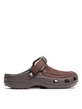 Тапочки Crocs, коричневый
