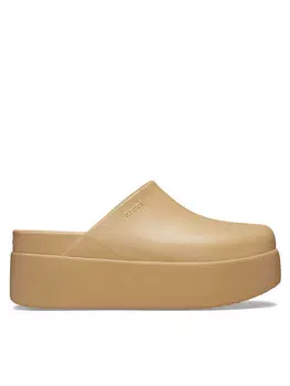 Тапочки Crocs, коричневый