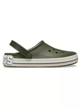 Тапочки Crocs OFF COURT LOGO CLOG 209651, зеленый