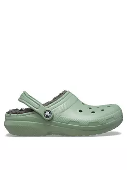 Тапочки Crocs, зеленый