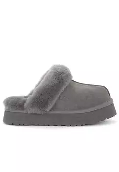 Тапочки ДИСКЕТТА UGG, серый