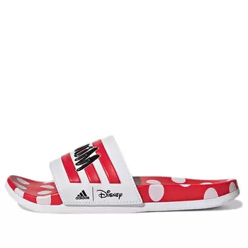 Тапочки disney x adilette comfort slide 'minnie mouse' Adidas, белый