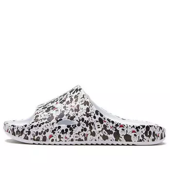 Тапочки disney x casual fashion mickey slippers 'standard white black' Li-Ning, белый