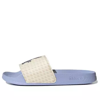 Тапочки disney x originals adilette lite 'blue cream' Adidas, синий