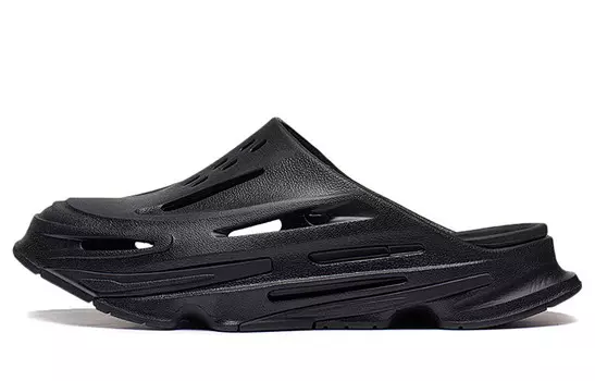 Тапочки для походов Шлепанцы унисекс черные Lining