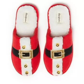 Тапочки для взрослых Dearfoams Critter, цвет Red Buckle