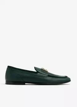 Тапочки Dolce&Gabbana Calfskin, зеленый