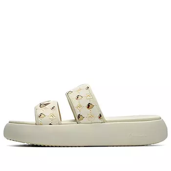 Тапочки donut 'beige' Fila, бежевый