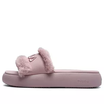 Тапочки donut furry Fila, фиолетовый