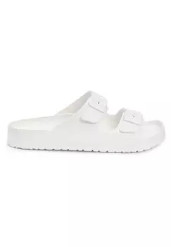 Тапочки Double Strap Sliders Next, белый
