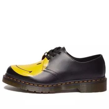 Тапочки dr.martens 1461 smiley smooth leather oxford shoes 'black yellow' Dr. Martens, черный