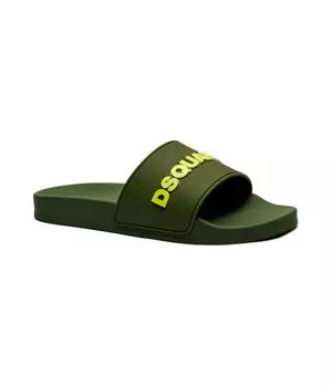Тапочки Dsquared2, зеленый