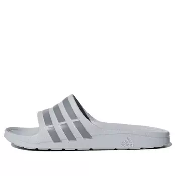 Тапочки duramo slide 'grey' Adidas, серый